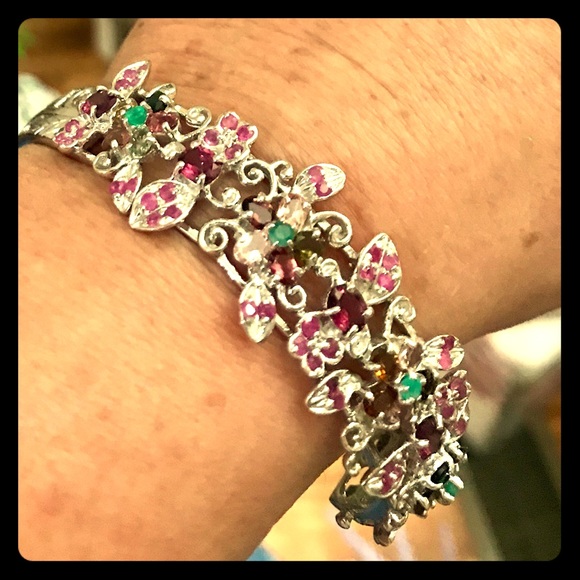 Multi gemstone bracelet